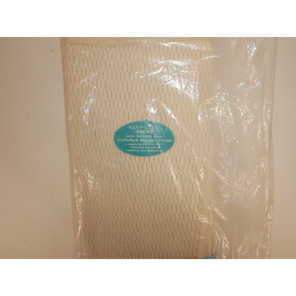 VTG Sears Outdoor Sock Thermal Knit Combed Cotton Men Size 13 NOS - Picture 5 of 10